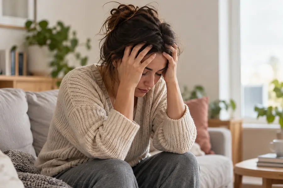 Persona que necesita terapia online adapatada a sus necesidades